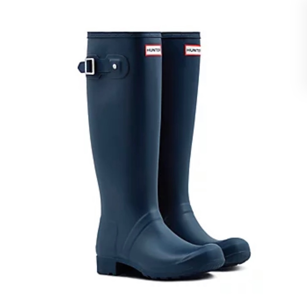 Hunter rain boots - Original Tall Navy Sz 7